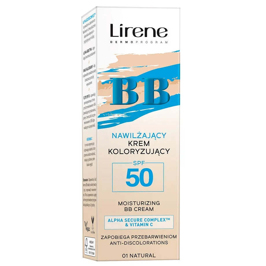 BB nawilżający krem koloryzujący SPF50 01 Natural 30ml