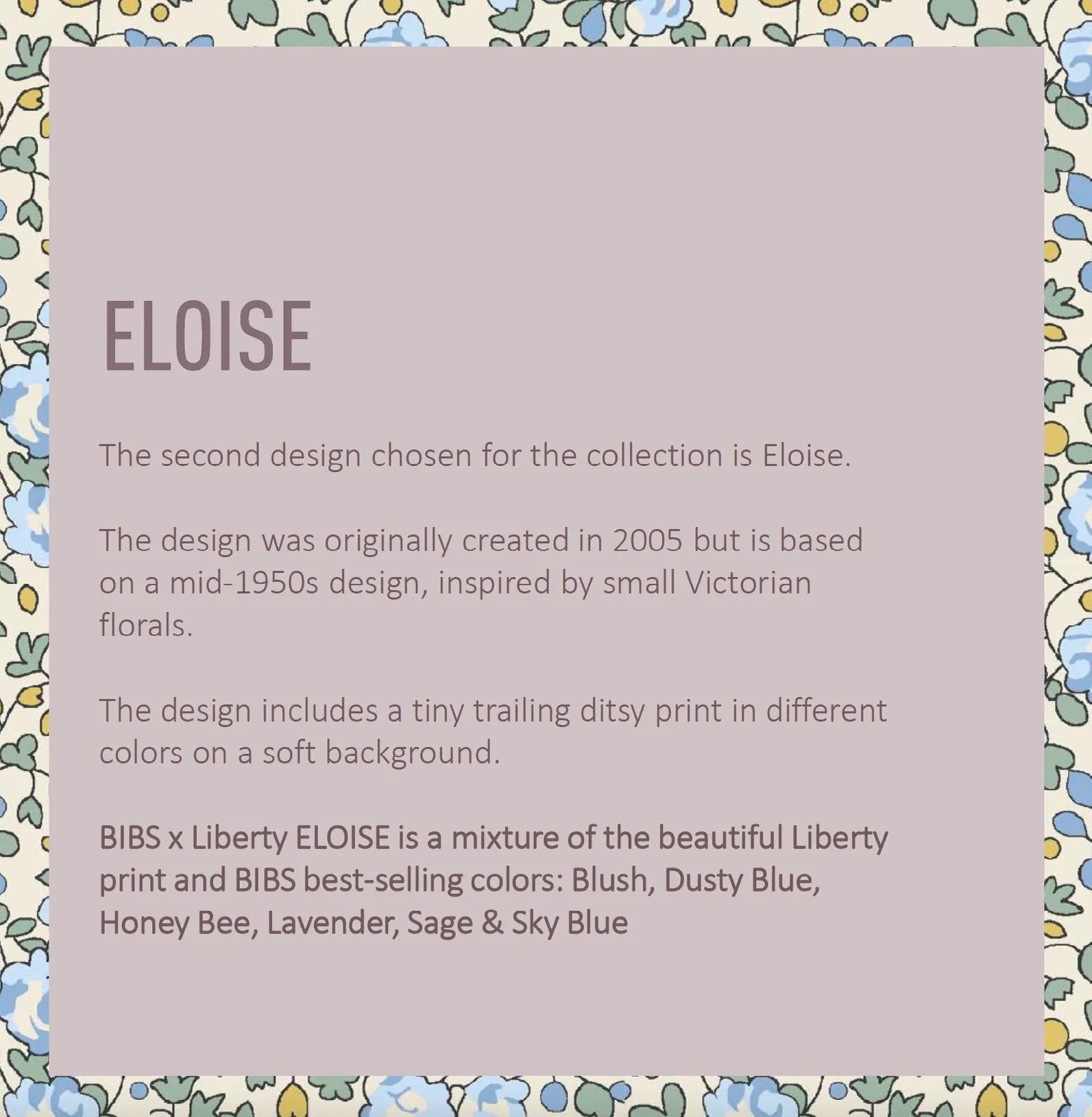 BIBS Pacifier Duo - Liberty Eloise | Blush