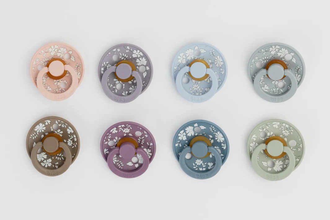 BIBS Pacifier Duo - Liberty Eloise | Blush