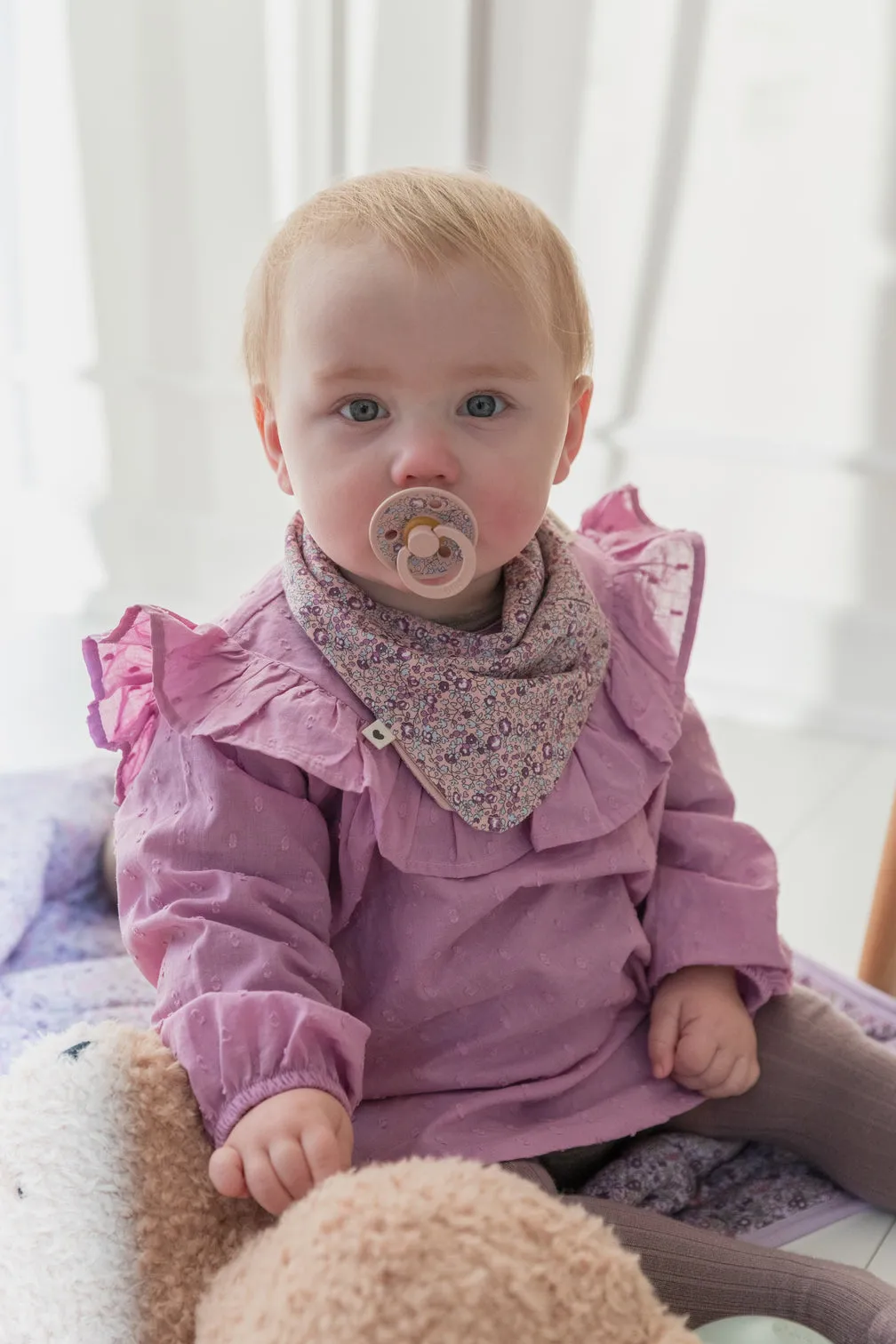 BIBS Pacifier Duo - Liberty Eloise | Blush