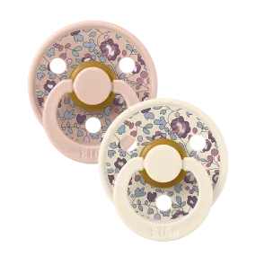 BIBS Pacifier Duo - Liberty Eloise | Blush
