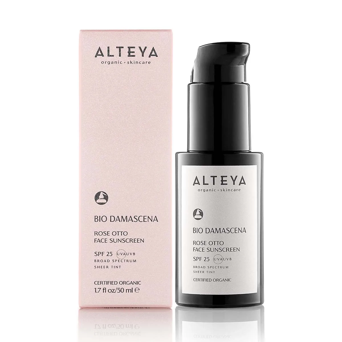 BIO DAMASCENA ORGANIC ROSE OTTO FACE SUNSCREEN CREAM SPF25