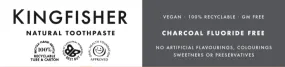 Kingfisher Charcoal Naturally Whitening Toothpaste 100ml