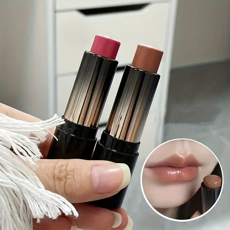 Kissable Luxe: Long-lasting Brown Lipstick