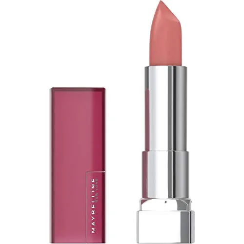 Maybelline Color Sensational Lipstick, Lip Makeup, Matte Finish, Hydrating Lipstick, Nude, Pink, Red, Plum Lip Color, Honey Pink, 0.15 oz; (Packaging May Vary)
