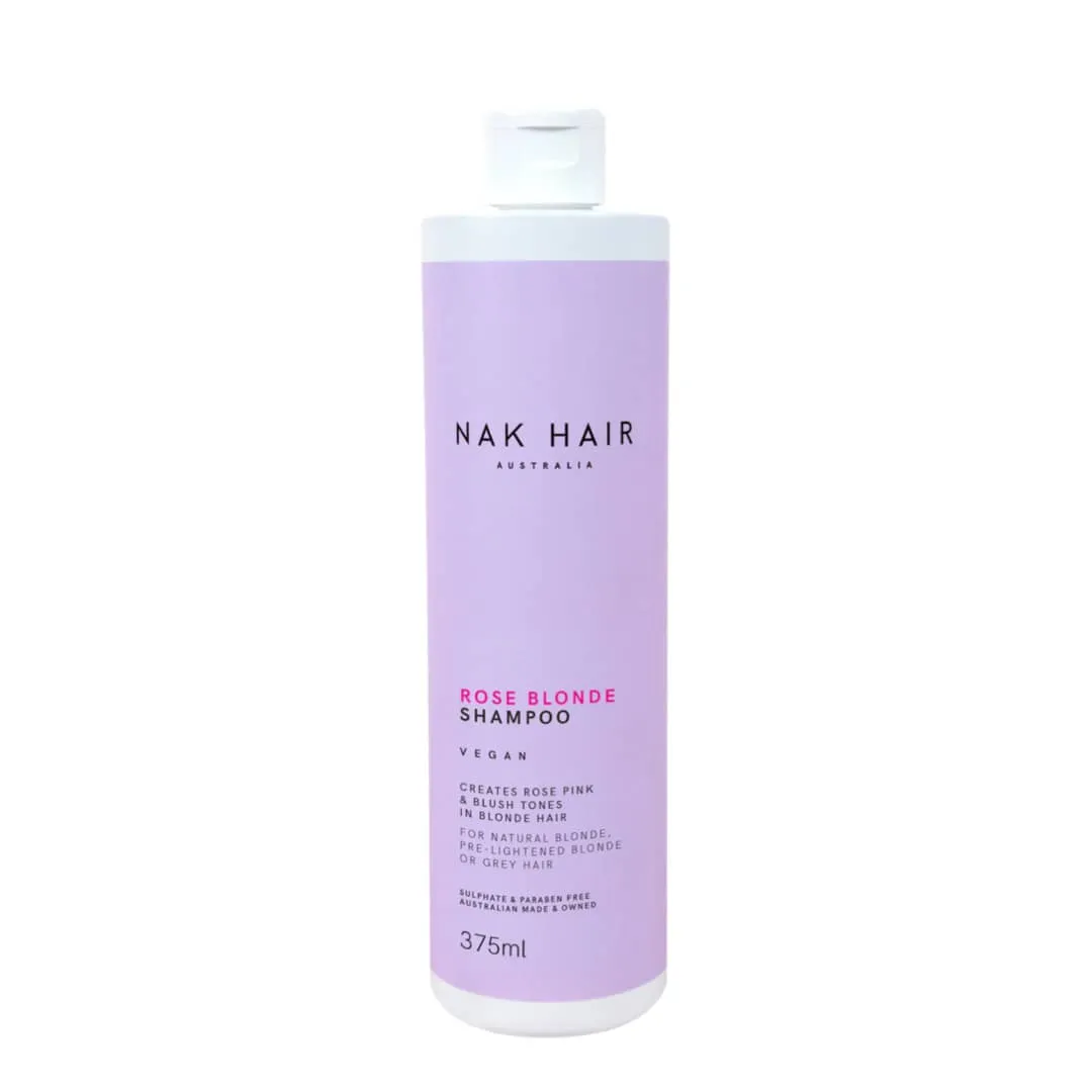 NAK HAIR Rose Blonde Shampoo 375ml