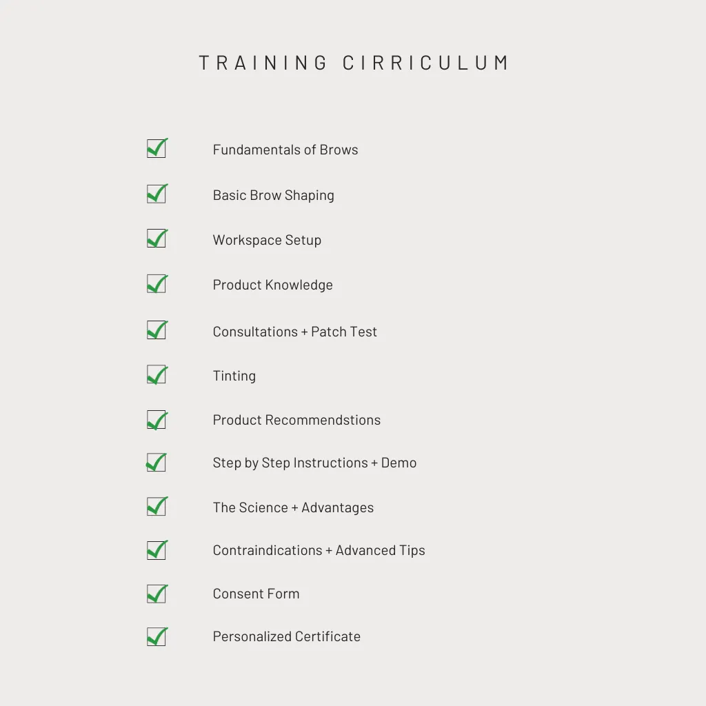 Online Brow Lamination Course