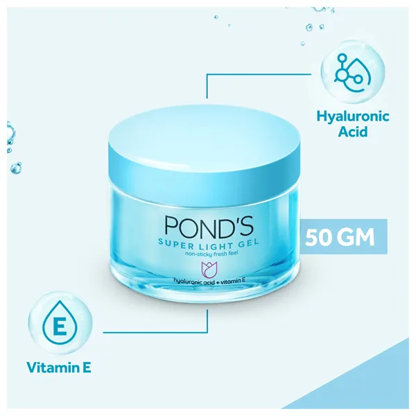 Ponds Super Light Gel Hydrated Dewy Skin 50g