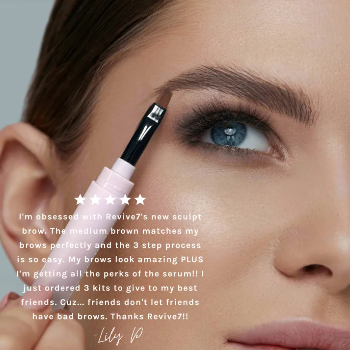 Revive7 Sculpt Brow Tinted Brow Gel (Deep Brown)
