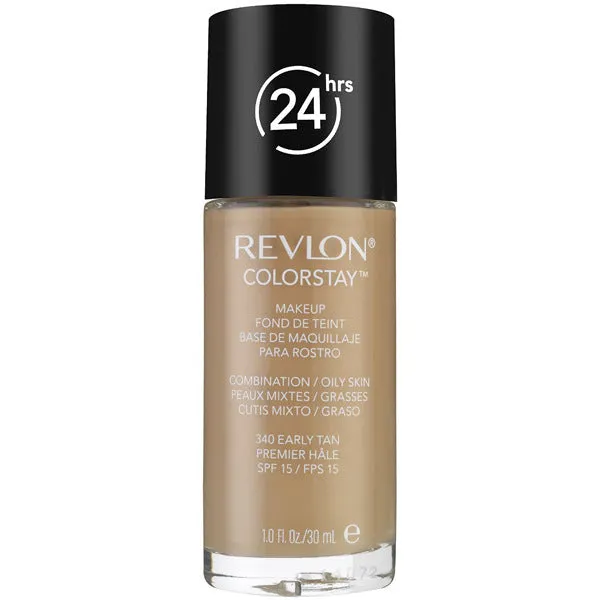 REVLON - ColorStay Makeup for Combination/Oily Skin 340 Early Tan - 1 fl. oz. (30 ml)