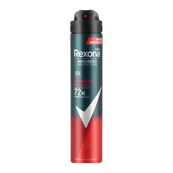 Rexona Men 10x Antibacterial 72 Hour Body Spray 200ml