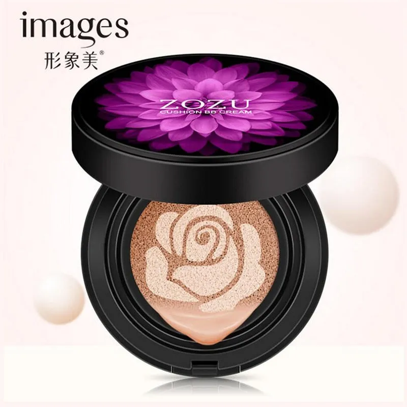 Sunscreen Air Cushion BB Face Base Flawless Pressed Powder Foundation Makeup